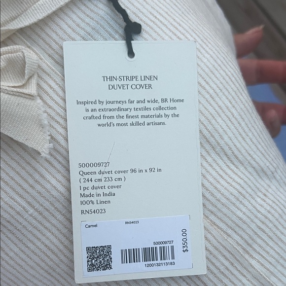 Home Bedding Duvet Cover Set - Cream - Picture 6 of 6